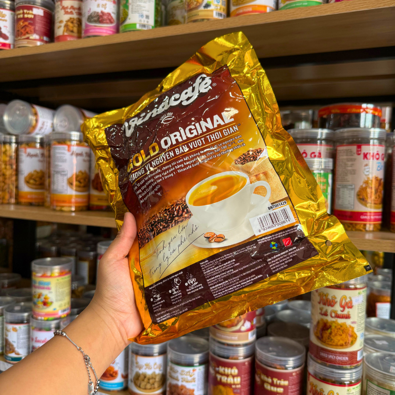 Cà Phê Sữa Hòa Tan VINACAFE GOLD ORIGINAL 480g (24 gói x 20g) Cà Phê Sữa Hòa Tan VINACAFE GOLD ORIGINAL 480g (24 gói x 20g)