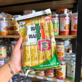 Bánh Gạo Senbei WANT WANT Nhỏ 52g - Túi 10 Gói - 8935302300270