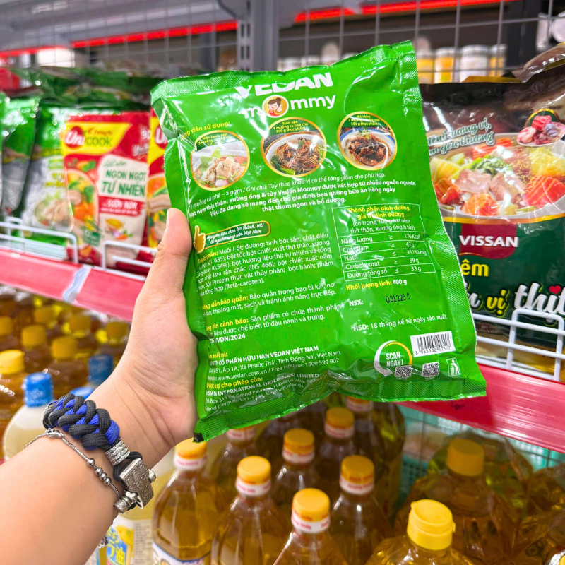 Bỏ sỉ hạt Nêm VEDAN Mommy Thịt Thăn Xương Ống Và Tuỷ 400g Bỏ sỉ hạt Nêm VEDAN Mommy Thịt Thăn Xương Ống Và Tuỷ 400g