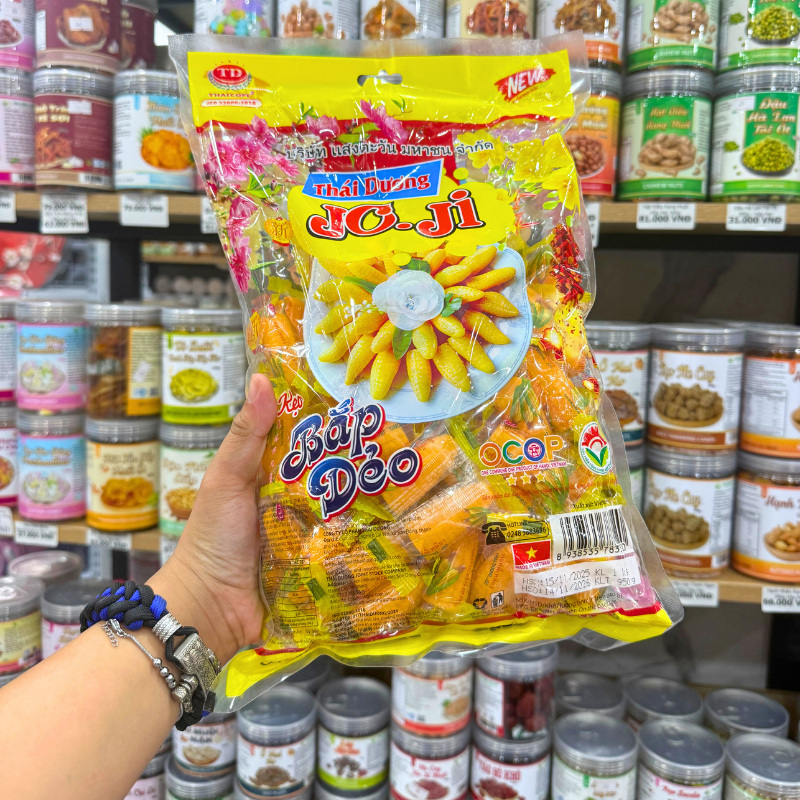 Shop sỉ kẹo Bắp Dẻo THÁI DƯƠNG JO.JI 950g Shop sỉ kẹo Bắp Dẻo THÁI DƯƠNG JO.JI 950g