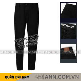Quần Jeans Dài Nam Osl Aeroflex Deep-Black 95cm Jeans - 7362 - QB469