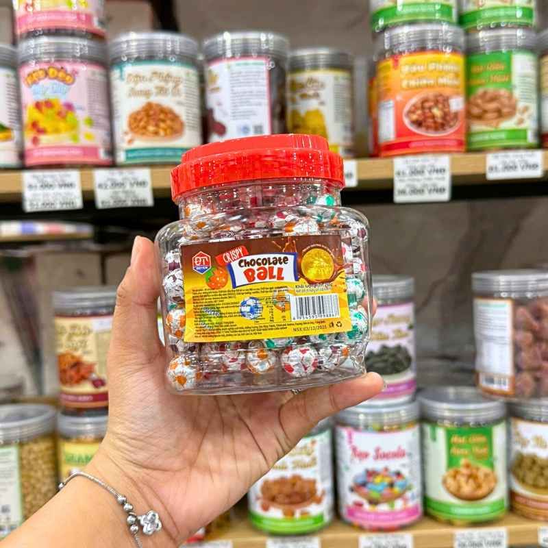 28336_54_20260126174924-1.png Kẹo Socola Crispy Chocolate Ball 250g - Kẹo Crispy Socola - 6954595998867