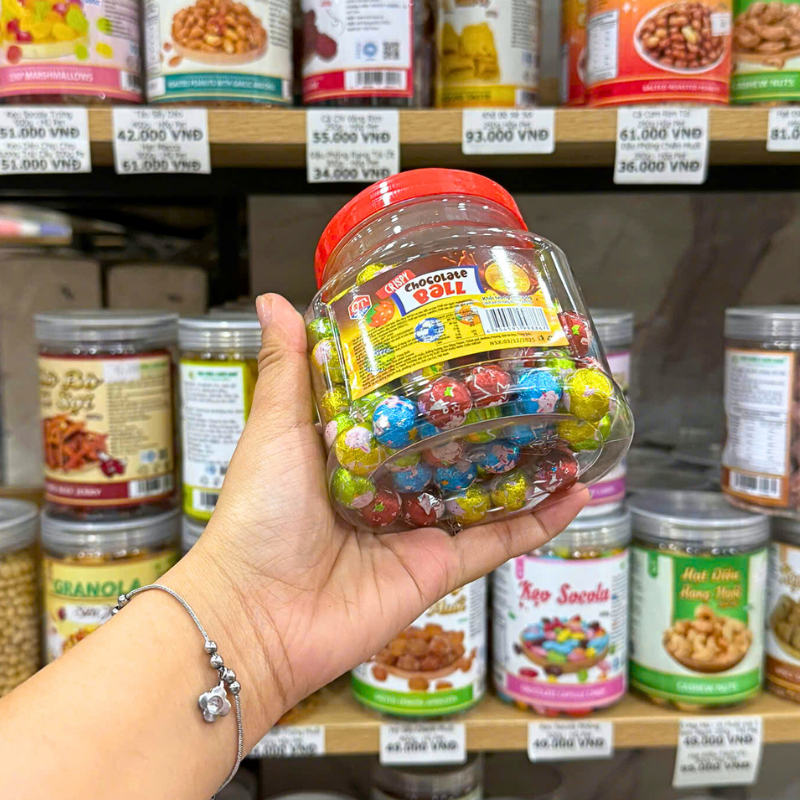 28336_60_20260126174928-1.png Kẹo Socola Crispy Chocolate Ball 250g - Kẹo Crispy Socola - 6954595998867