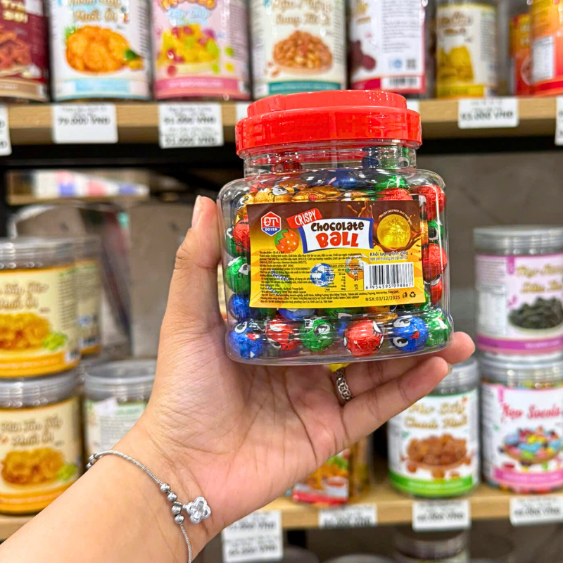 28336_64_20260126175020-1.png Kẹo Socola Crispy Chocolate Ball 250g - Kẹo Crispy Socola - 6954595998867