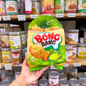 Bánh Bông Lan Mochi Cốm Xanh Đậu Đỏ Con Cá ORION Bống Bang 145g - 8936029424997