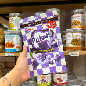 Bánh Quy Nhân Kem Socola OISHI PILLOWS Vị Khoai Môn 80g - BQNKSOPVKM80G