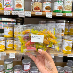 Kẹo Dẻo Hàng Xá Bắp Nhiều Màu 200g/Hộp - KDHXBNM200G