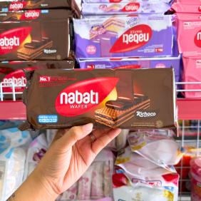 Bánh Kem Xốp NABATI Vị Socola Dạng Thanh Dài 110g - 8993175537346