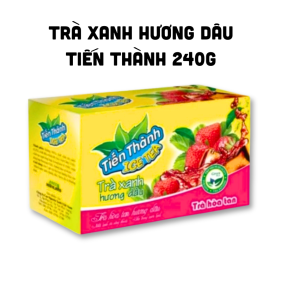 Trà Xanh Hoà Tan Tiến Thành Hương Dâu 240g - 8935081812995