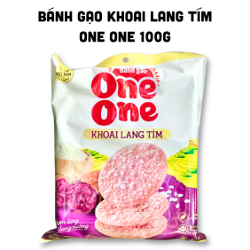 Bánh Gạo One One Khoai Lang Tím 100gr - 8936096670648