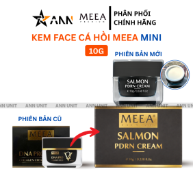 Kem Face Cá Hồi Salmon Pdnr Cream Meea Origin Mini - Face Meea Cá Hồi Phiên Bản Mới 10g - 8938562497094