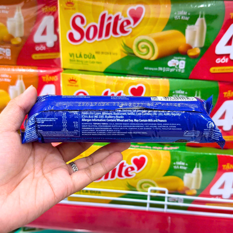 Bánh Quy Oreo Socola Vị Kem Lạnh Việt Quất 119,6g Bánh Quy Oreo Socola Vị Kem Lạnh Việt Quất 119,6g