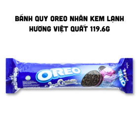 Bánh Quy Oreo Socola Vị Kem Lạnh Việt Quất 119,6g - 7622300442507