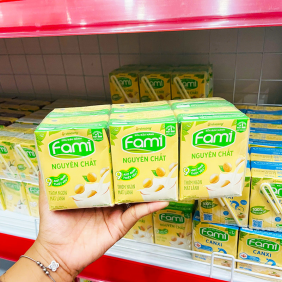 Sữa Đậu Nành FAMI Nguyên Chất Lốc 6 Hộp (200ml/Hộp) - 8934614015025
