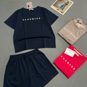 Đồ bộ nữ tay ngắn quần đùi thun cotton DD-05320 - DBOR0078