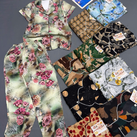 Đồ bộ nữ pijama tay ngắn quần dài mango - DBOR0082