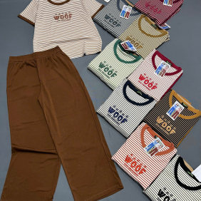 Đồ bộ nữ tay ngăn quần ống rộng XS 1540-1041 - DBOR0104