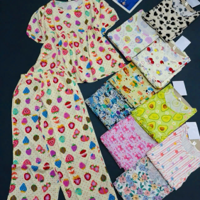 Đồ bộ tay lỡ quần dài tole babydolli LD-6810 - DBOR0174