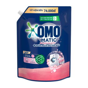 Nước Giặt Túi OMO MATIC Cửa Trước Giữ Màu Hương Tươi Mới 3,6kg - 8934868184331