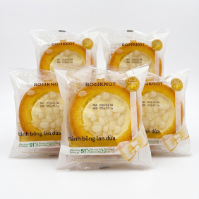Combo 5 Bánh Bông Lan BOWKNOT Dừa Hình Tart - 6973818471116CB5