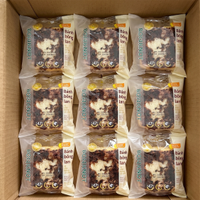 1 Thùng Bánh Bông Lan BOWKNOT Vị Chà Bông Socola - Thùng 24 Cái - 6973818470591THUNG