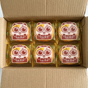 1 Thùng Bánh Bông Lan Ruốc Gấu Mèo Master Min - Thùng 30 Cái - 6952147802211THUNG