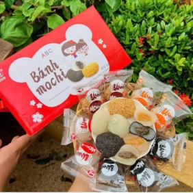Combo 10 Bánh Mochi Đài Loan Vị Mè Gừng 2 Cô Gái 4 Vị Thơm Ngon - BMOCHI02