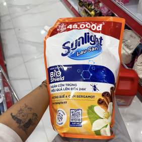 Nước Lau Sàn Túi SUNLIGHT Hương Quế & Cam Bergamot 3,4kg - 8934868172734