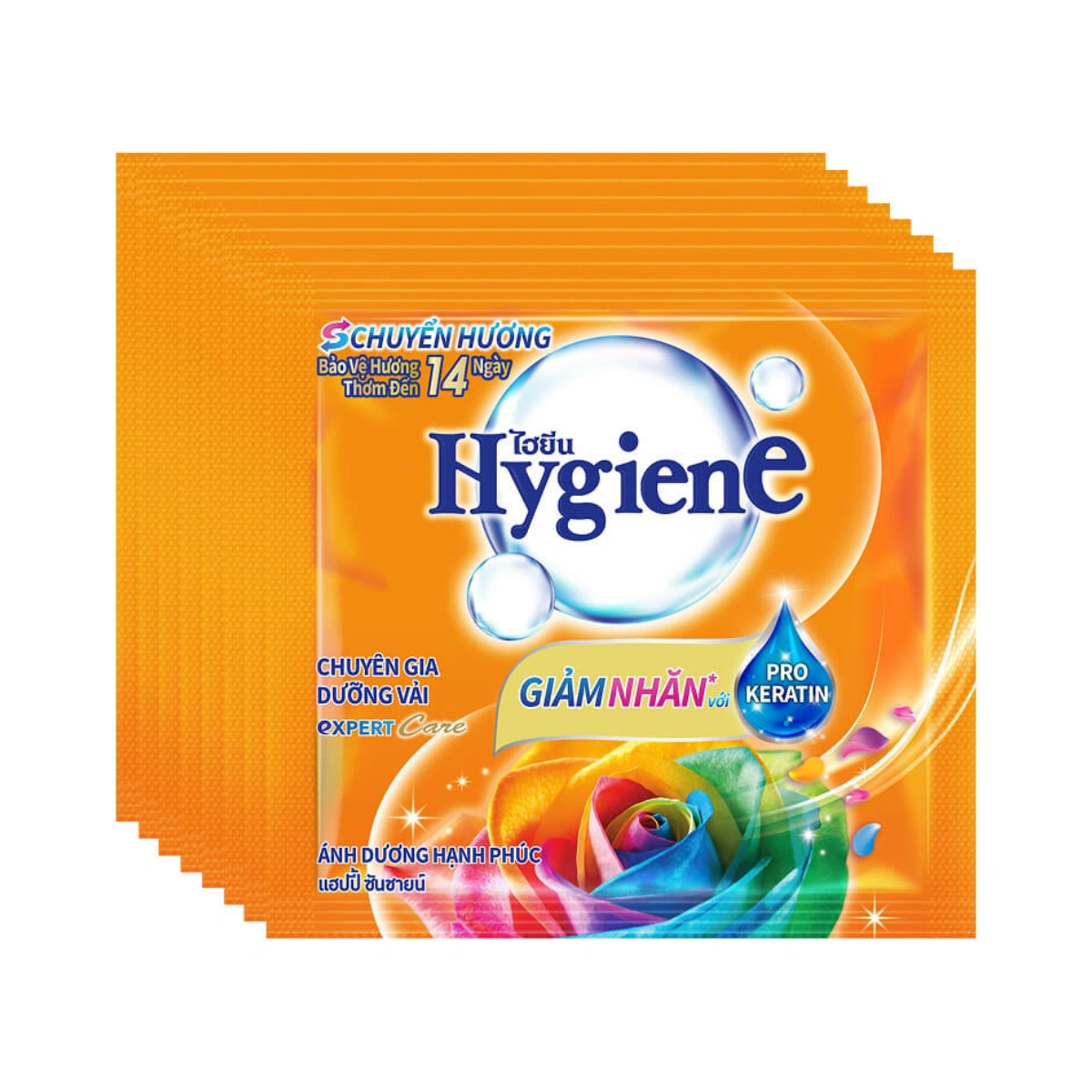 Chuyên sỉ set 24 Gói Nước Xả Vải Hygiene Đậm Đặc Màu Cam Expert Care Giảm Nhăn 20ml/ Gói Chuyên sỉ set 24 Gói Nước Xả Vải Hygiene Đậm Đặc Màu Cam Expert Care Giảm Nhăn 20ml/ Gói