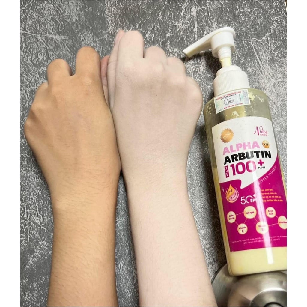 Kích Trắng 100+ Pluss Alpha Arbutin Nikos Beauty