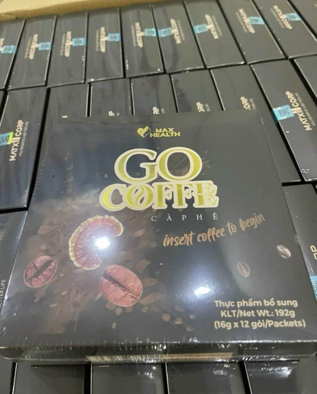 Cà Phê Giảm Cân Go Coffe Max Health Hộp Lớn 12 Gói