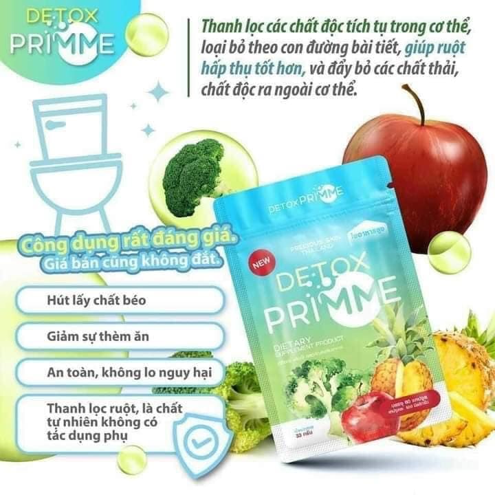 Viên Uống Detox Primme Dtx Thái Lan