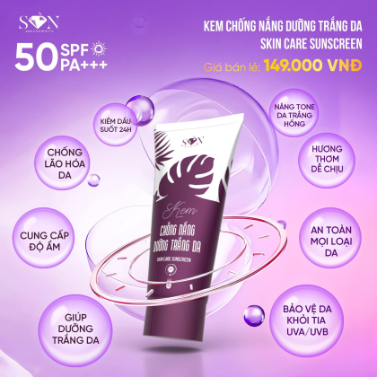 Kem Chống Nắng Dưỡng Trắng Son Cosmetic Chính Hãng - Chống Nắng Nâng Tone Kiềm Dầu