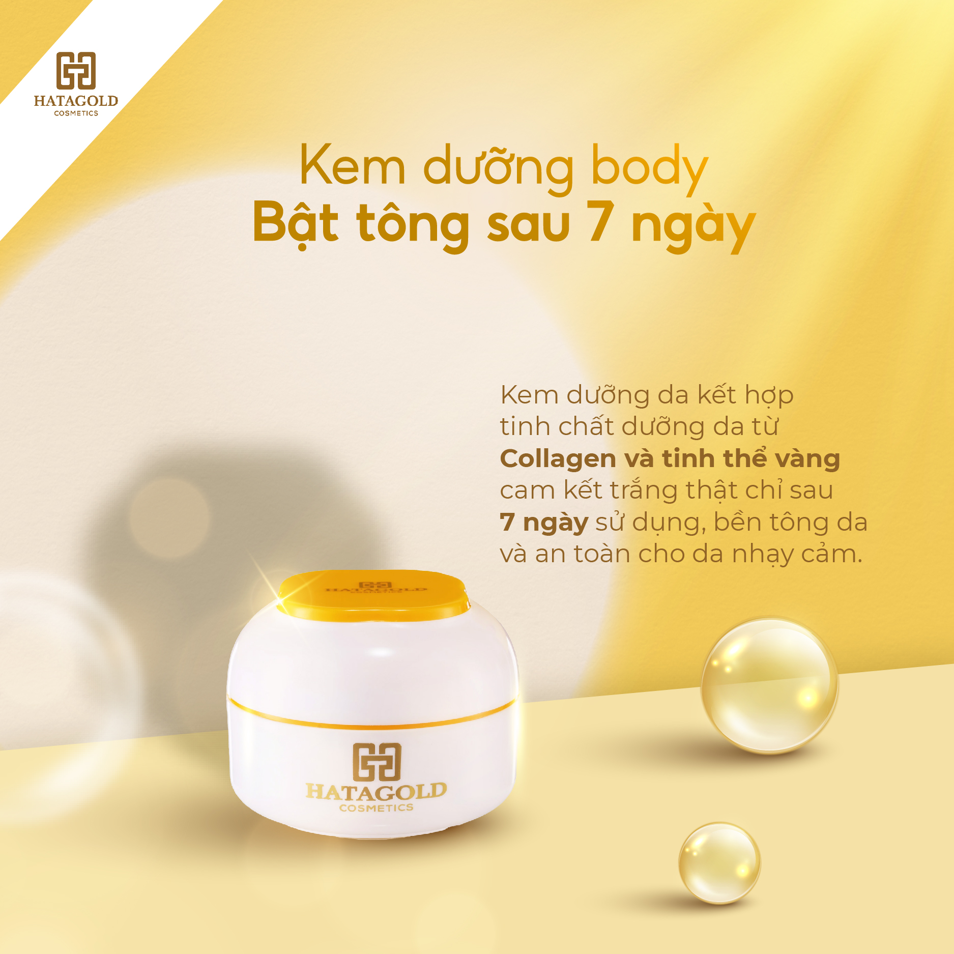 Kem Body Perfume Gold Whitening