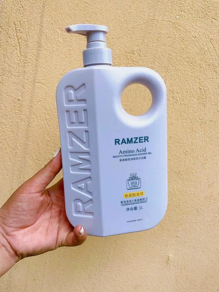 Sữa tắm Ramzer hương nước hoa cao cấp, dưỡng ẩm làm sạch trắng da dung tích 1000ml