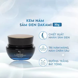 Kem Face Nám Nhân Sâm Đen Dakami Black Ginseng Ban Ngày 33g