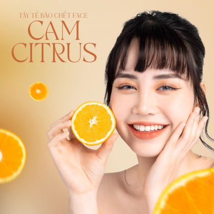 Tẩy Tế Bào Chết Face Cam Citrus Meea Organic Nouishing Scrub chính hãng