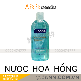 Nước hoa hồng T-Zone Antibacterial Cleanser cho da mụn 200ml