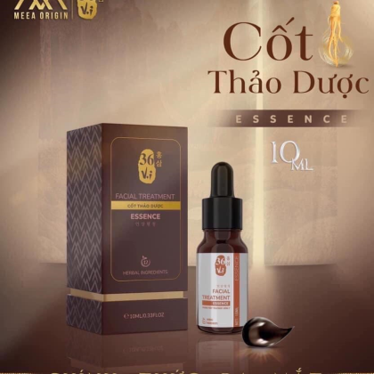 Serum Cốt Thảo Dược Huyết Thanh 36 Vị 10ml giảm mụn thâm chính hãng MeeA OrganicThành phần Serum Cốt Huyết Thanh:Water, Vitamin B5, Sallcylic acid, Hyaluronic acid, Vitamin E, dầu argan, kim ngân hoa, nghê tây, lá tía tô, rau diếp cá, hoa bạch cúc, cây phỉ, võ cây liễu, nấm linh chi, lá hương thảo