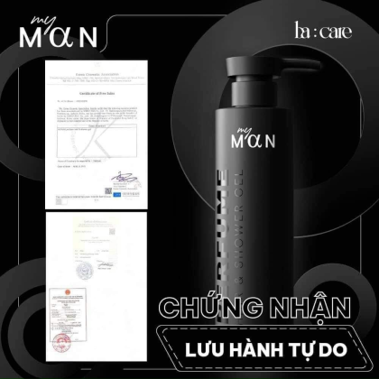 Dầu gội & Sữa tắm hương nước hoa 5in1 My Man Hair & Shower GeL