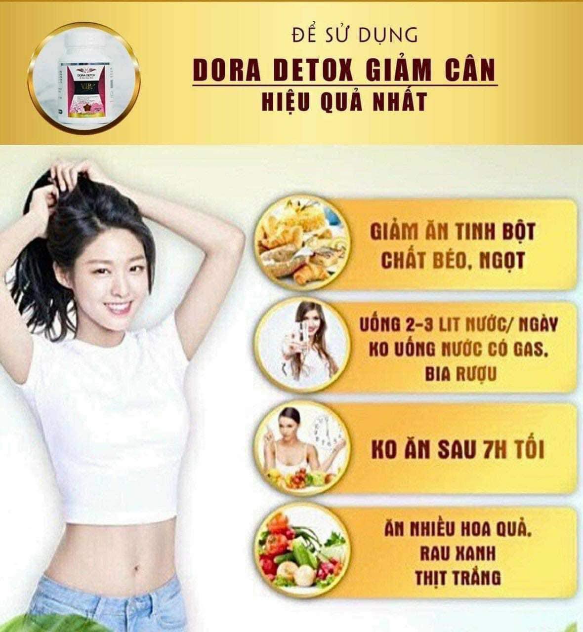 Giảm cân Dora Detox Vip