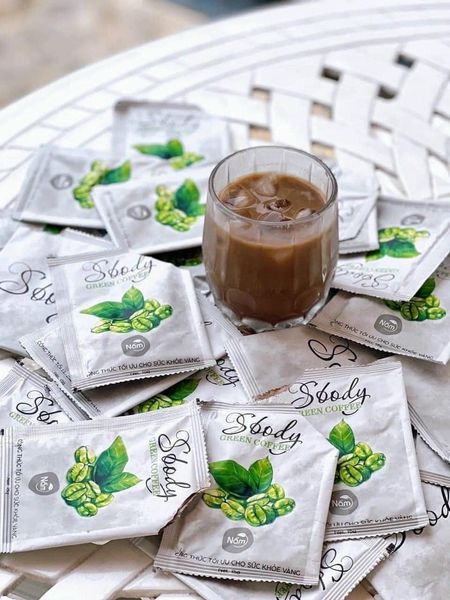 Nấm Giảm Cân Sbody Green Coffee Dạng Bột giảm  cân hiệu quả