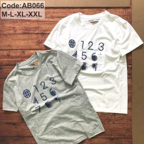 Áo thun dệt cổ tròn Yessir Number