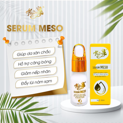 Serum Meso Fairy dưỡng trắng, dưỡng ẩm căng bóng chuyên dành cho da khô 10ml