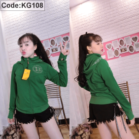 Áo khoác đính đá sang trọng chữ B