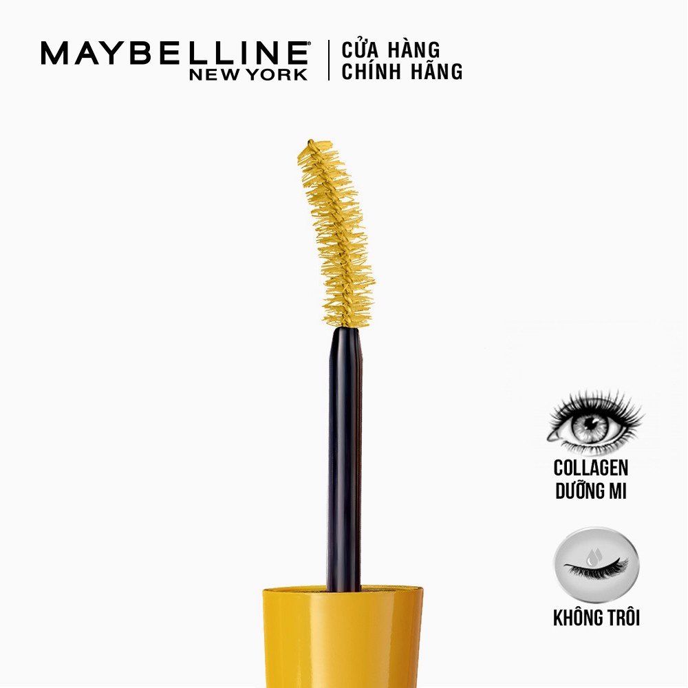 Mascara Maybelline The Colossal Dày Dài Mi Cong Mi Màu Vàng