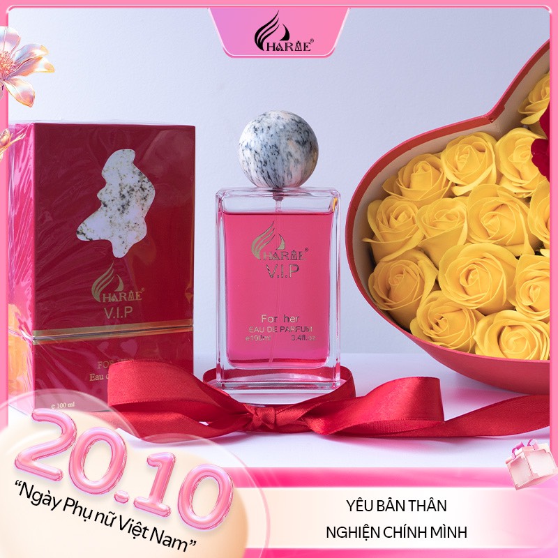 Cùng nước hoa Charme đem những món quà ngọt ngào đến những người phụ nữ yêu thương nhân ngày 20/10