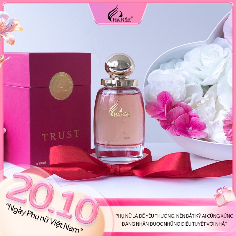 Cùng nước hoa Charme đem những món quà ngọt ngào đến những người phụ nữ yêu thương nhân ngày 20/10