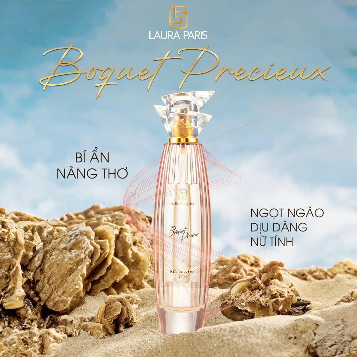 Nước Hoa Nữ Laura Sunshine Bouquet Precieux 100ml Vẻ đẹp gợi cảm quyến rũ