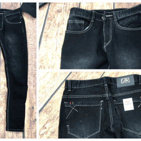 Bỏ sỉ quần jean nam màu đen wash nhẹ